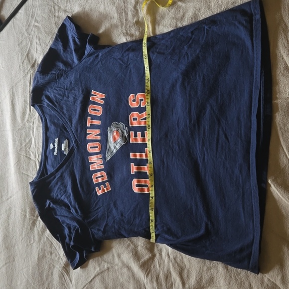 🏒 NHL Fanatics Edmonton Oilers Women's V-Neck T-Shirt – Size US M 🧡 - Picture 5 of 7